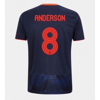 Nottingham Forest Elliot Anderson #8 Maglia Gara Terza Repliche 2025-26 Maniche Corte